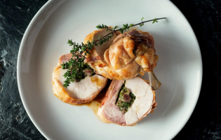 chicken chicken ballotine